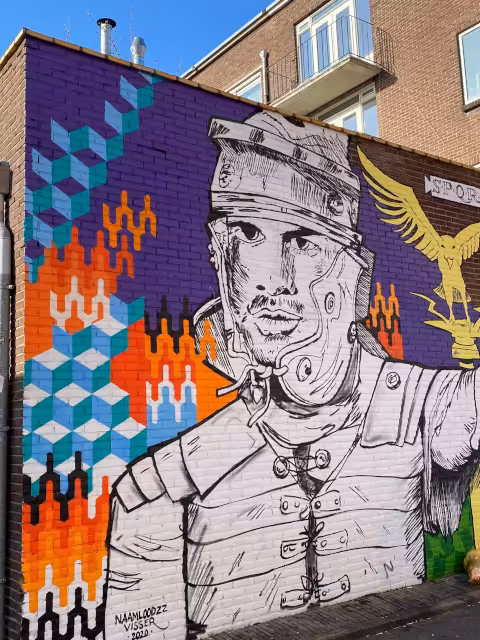 Street art Romein